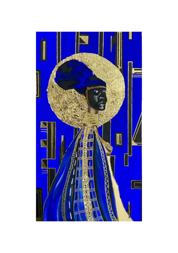 Blu Madonna _ a tribute to Lina Iris Viktor by Adriana Adduci